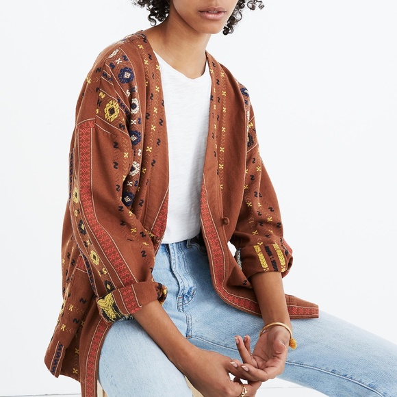 madewell denim wrap jacket